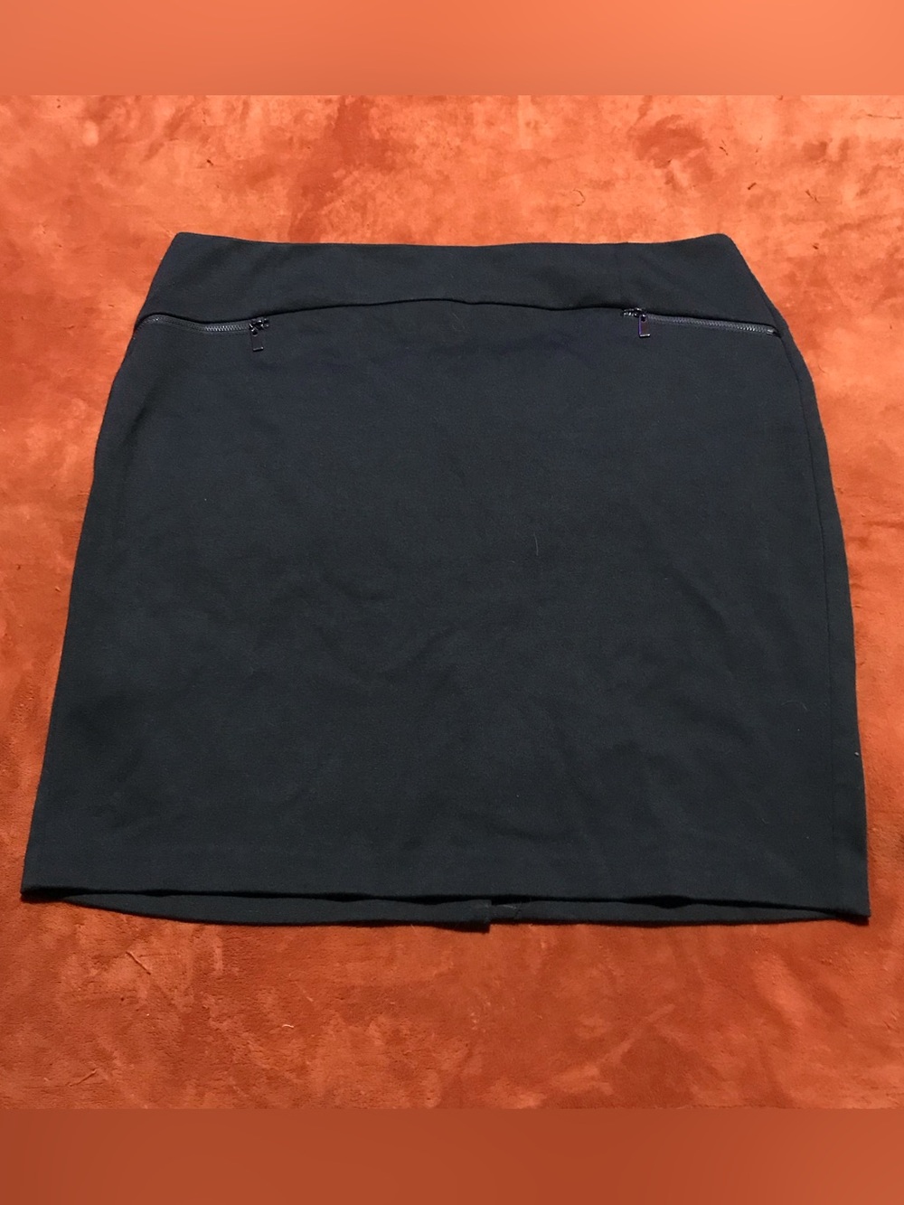 Laundry Black Midi Pencil Skirt